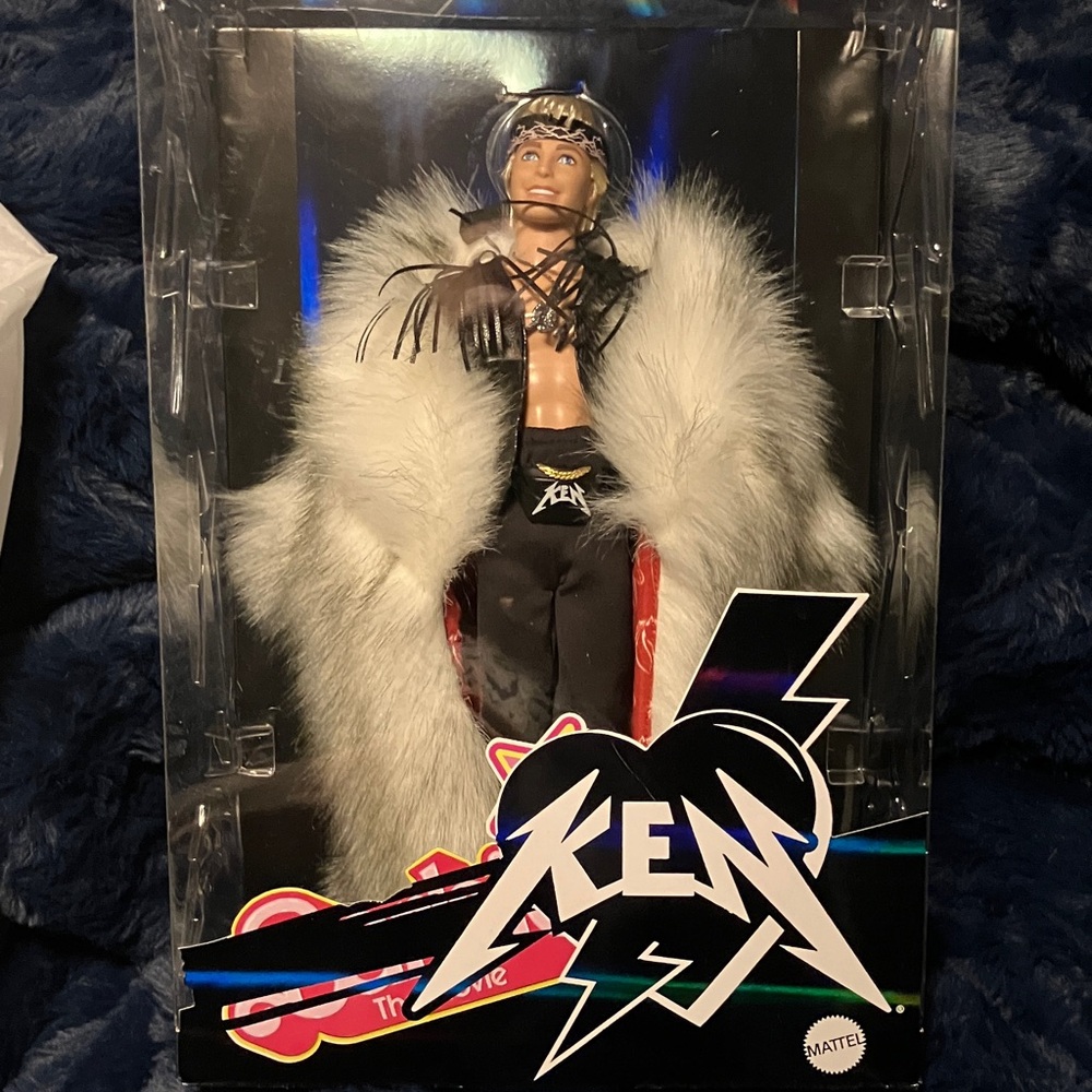 Ken Rockstar Costume - Black and White.